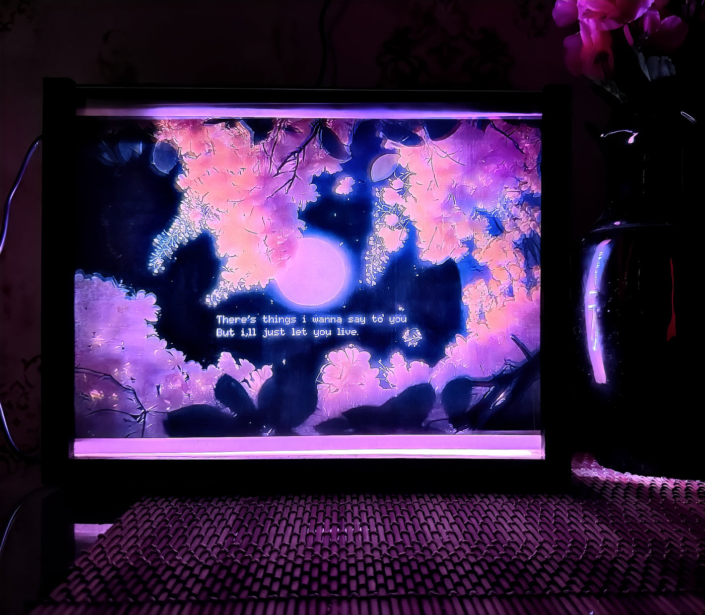 Dreamy night (aesthetic Lamp art)