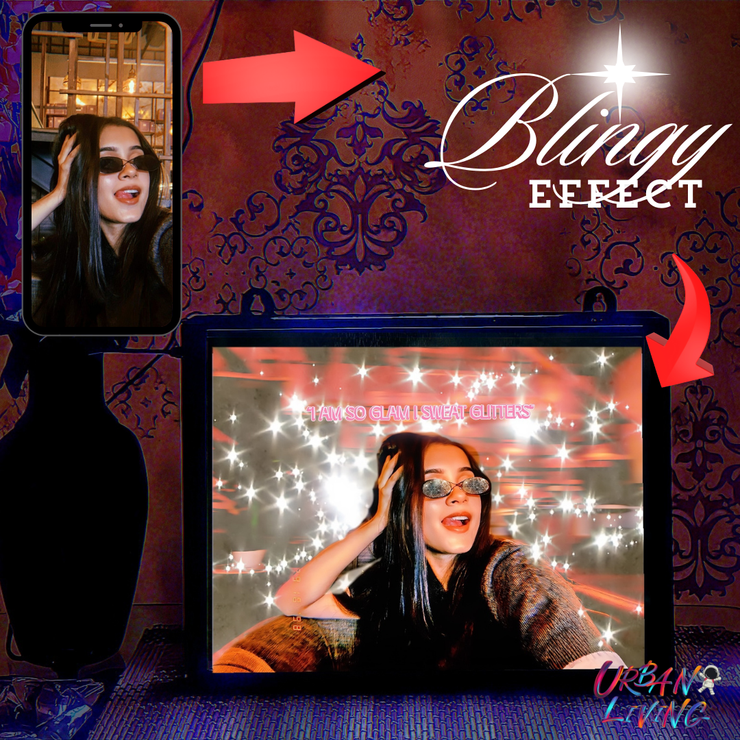 TRY OUT “BLINGY EFFECT”