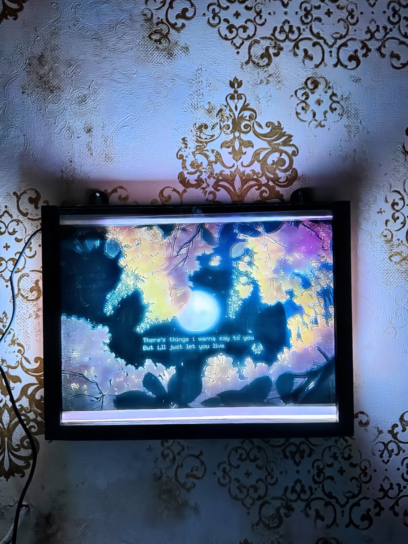 Dreamy night (aesthetic Lamp art)